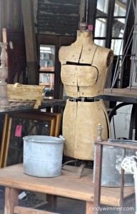 vintage tabletop dress form